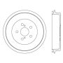 CENTRIC PARTS 122.44050 Centric Premium Brake Drum