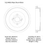 CENTRIC PARTS 122.44053 Centric Premium Brake Drum