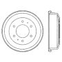 CENTRIC PARTS 122.46001 Centric Premium Brake Drum