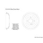 CENTRIC PARTS 122.51015 Centric Premium Brake Drum