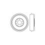CENTRIC PARTS 122.63049 Centric Premium Brake Drum