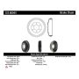 CENTRIC PARTS 122.66043 Centric Premium Brake Drum