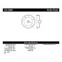 CENTRIC PARTS 123.33003 C-Tek Standard Brake Drum