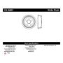 CENTRIC PARTS 123.36003 C-Tek Standard Brake Drum