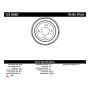 CENTRIC PARTS 123.40007 C-Tek Standard Brake Drum