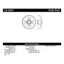 CENTRIC PARTS 123.44034 C-Tek Standard Brake Drum