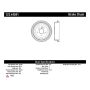 CENTRIC PARTS 123.44041 C-Tek Standard Brake Drum