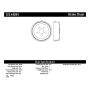 CENTRIC PARTS 123.44044 C-Tek Standard Brake Drum