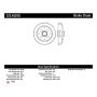 CENTRIC PARTS 123.45010 C-Tek Standard Brake Drum