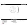 CENTRIC PARTS 123.45011 C-Tek Standard Brake Drum