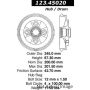 CENTRIC PARTS 123.45020 C-Tek Standard Brake Drum