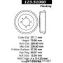 CENTRIC PARTS 123.51000 C-Tek Standard Brake Drum