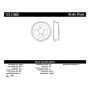 CENTRIC PARTS 123.51008 C-Tek Standard Brake Drum