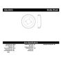 CENTRIC PARTS 123.51013 C-Tek Standard Brake Drum