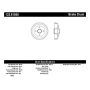 CENTRIC PARTS 123.61050 C-Tek Standard Brake Drum