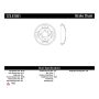 CENTRIC PARTS 123.61051 C-Tek Standard Brake Drum