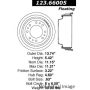 CENTRIC PARTS 123.66005 C-Tek Standard Brake Drum