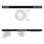 CENTRIC PARTS 123.66031 C-Tek Standard Brake Drum