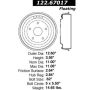 CENTRIC PARTS 123.67017 C-Tek Standard Brake Drum