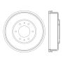 CENTRIC PARTS 123.99021 C-Tek Standard Brake Drum