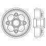 CENTRIC PARTS 123.99026 C-Tek Standard Brake Drum