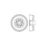 CENTRIC PARTS 123.99027 C-Tek Standard Brake Drum