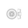 CENTRIC PARTS 123.99027 C-Tek Standard Brake Drum