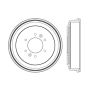 CENTRIC PARTS 123.99035 C-Tek Standard Brake Drum