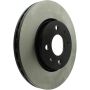CENTRIC PARTS 125.04002 Centric Premium High Carbon Alloy Brake Rotor