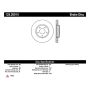 CENTRIC PARTS 125.20014 Centric Premium High Carbon Alloy Brake Rotor