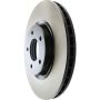 CENTRIC PARTS 125.20015 Centric Premium High Carbon Alloy Brake Rotor