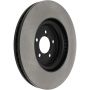 CENTRIC PARTS 125.20024 Centric Premium High Carbon Alloy Brake Rotor