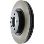 CENTRIC PARTS 125.22009 Centric Premium High Carbon Alloy Brake Rotor
