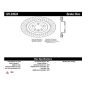 CENTRIC PARTS 125.22024 Centric Premium High Carbon Alloy Brake Rotor