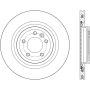 CENTRIC PARTS 125.22027 Centric Premium High Carbon Alloy Brake Rotor