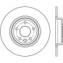 CENTRIC PARTS 125.22029 Centric Premium High Carbon Alloy Brake Rotor