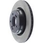 CENTRIC PARTS 125.34054 Centric Premium High Carbon Alloy Brake Rotor
