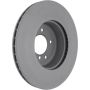 CENTRIC PARTS 125.34120 Centric Premium High Carbon Alloy Brake Rotor