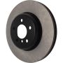 CENTRIC PARTS 125.34124 Centric Premium High Carbon Alloy Brake Rotor