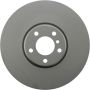 CENTRIC PARTS 125.34128 Centric Premium High Carbon Alloy Brake Rotor