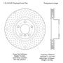 CENTRIC PARTS 125.34140 Centric Premium High Carbon Alloy Brake Rotor