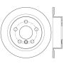 CENTRIC PARTS 125.34159 Centric Premium High Carbon Alloy Brake Rotor