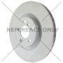 CENTRIC PARTS 125.34182 Centric Premium High Carbon Alloy Brake Rotor