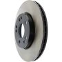 CENTRIC PARTS 125.35015 Centric Premium High Carbon Alloy Brake Rotor