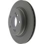 CENTRIC PARTS 125.35051 Centric Premium High Carbon Alloy Brake Rotor