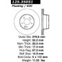 CENTRIC PARTS 125.35051 Centric Premium High Carbon Alloy Brake Rotor