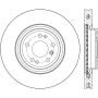 CENTRIC PARTS 125.35134 Centric Premium High Carbon Alloy Brake Rotor
