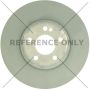 CENTRIC PARTS 125.35162 Centric Premium High Carbon Alloy Brake Rotor
