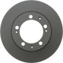 CENTRIC PARTS 125.37025 Centric Premium High Carbon Alloy Brake Rotor
