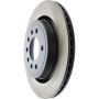CENTRIC PARTS 125.38021 Centric Premium High Carbon Alloy Brake Rotor